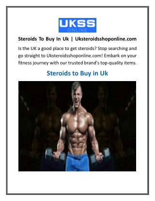 Steroids To Buy In Uk  Uksteroidsshoponline.com