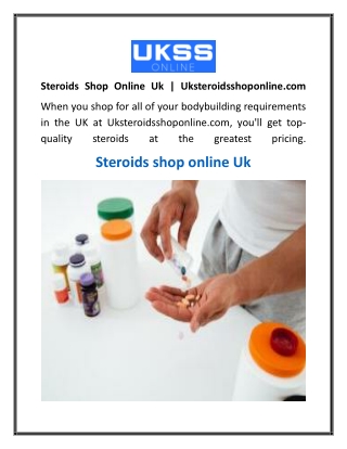 Steroids Shop Online Uk  Uksteroidsshoponline.com