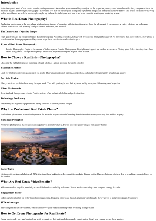 Why Every Realtor Needs to Know About Twilight Photography