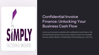 Confidential Invoice Finance