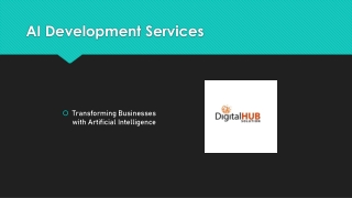 AI Development Services | Custom AI Solutions for Your Business