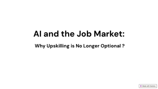 AI and the Job Market