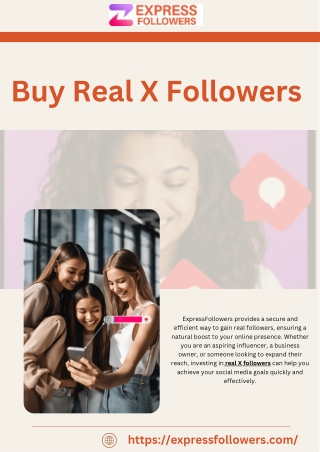 Buy Real X Followers – Get Instant & Genuine Growth