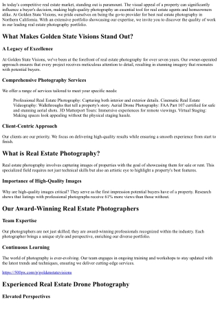 Discover the Quality of Work in Our Leading Real Estate Photography Portfolio