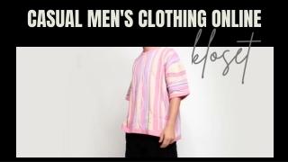 Casual Men's Clothing Online