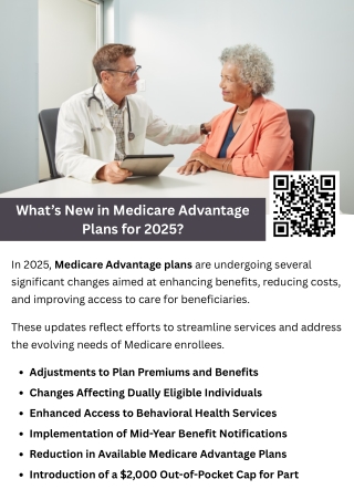 What’s New in Medicare Advantage Plans for 2025?