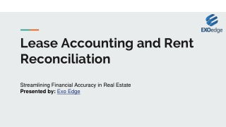 Lease Accounting and Rent Reconciliation