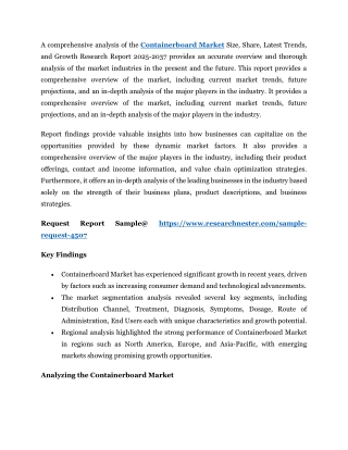 Containerboard Market