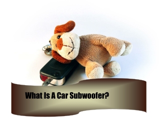 What Is A Car Subwoofer