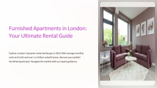 Furnished Apartments for Rent in London
