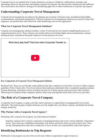 Streamlined Approvals: Reducing Bottlenecks in Corporate Trip Requests