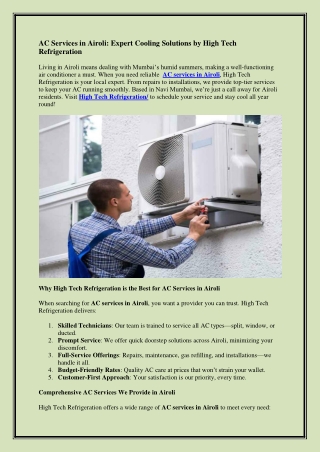 AC Services in Airoli