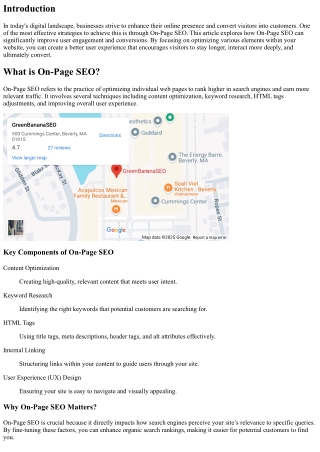How On-Page SEO Can Improve User Engagement and Conversions