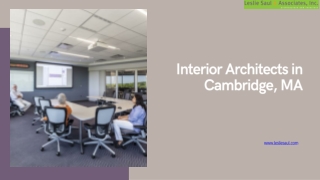 Top Interior Architects in Cambridge, MA – Transforming Spaces with Innovative Design