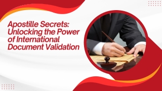 Apostille Secrets Unlocking the Power of International Document Validation
