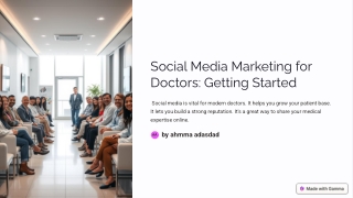 Social Media Marketing for Doctors Getting Started