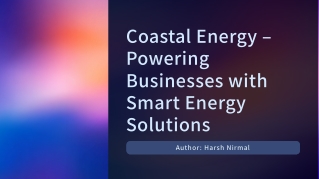 Coastal Energy – Powering Bus___