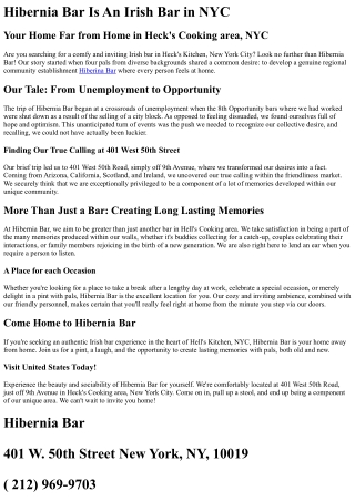 Hibernia Bar