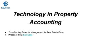 Technology in Property Accounting