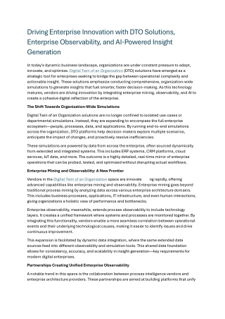 Digital Twin of an Organization