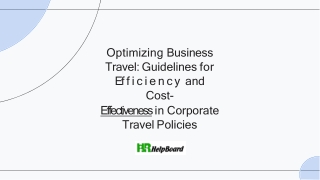 Domestic Travel Policy