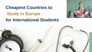 Cheapest Countries to Study in Europe for International Students