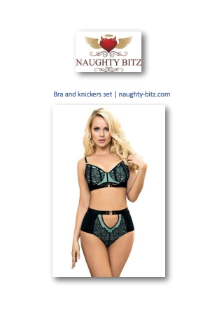Bra and knickers set | naughty-bitz.com