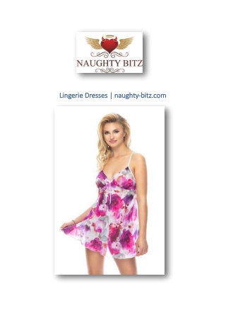 Lingerie Dresses | naughty-bitz.com