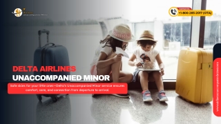 Can minors fly alone in Delta?
