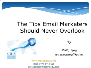 The Tips Email Marketers Should Never Overlook