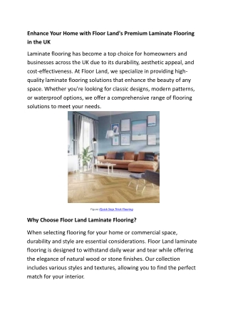 Enhance Your Home with Floor Land