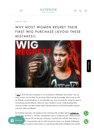 Why Most Women Regret Their First Wig Purchase (Avoid These Mistakes!)