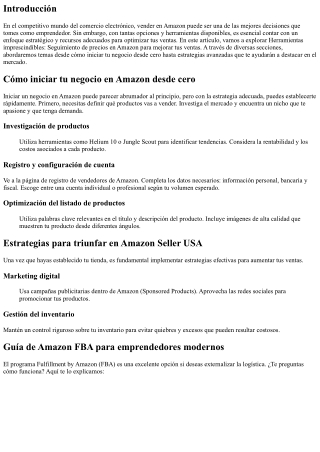 Herramientas imprescindibles: Seguimiento de precios en Amazon para mejorar tus