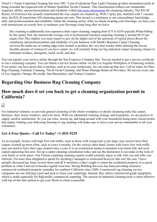 Leading Commercial Rug Cleaner Solid