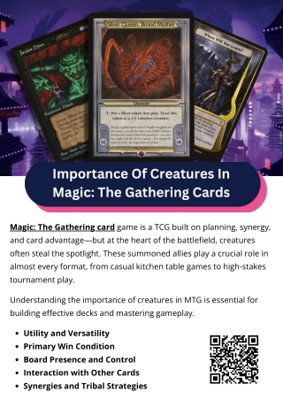 Importance Of Creatures In Magic: The Gathering Cards