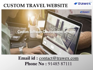CUSTOM TRAVEL WEBSITE