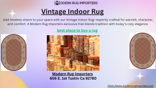 Vintage Indoor Rug