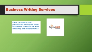 Professional Business Writing Services | Clear & Impactful Content
