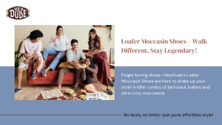 Slip into the Chill: Loafer Moccasin Shoes