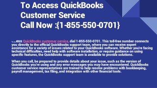 To Access QuickBooks customer service {1-855-550-0701}n (5)