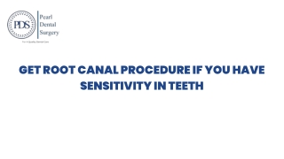 Get Root Canal Procedure if You Have Sensitivity In Teeth