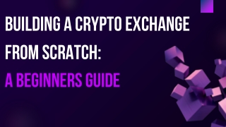 Building a Crypto Exchange from Scratch A Beginners Guide