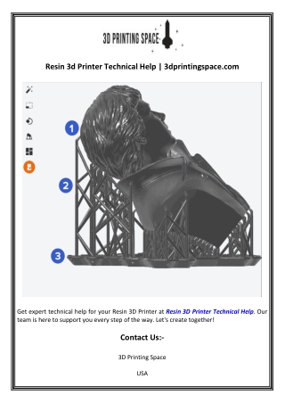Resin 3d Printer Technical Help  3dprintingspace.com