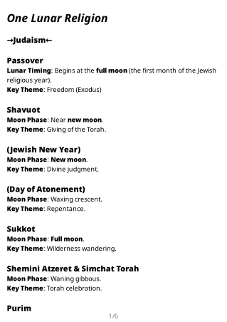 One_Lunar_Religion