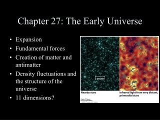 Chapter 27: The Early Universe