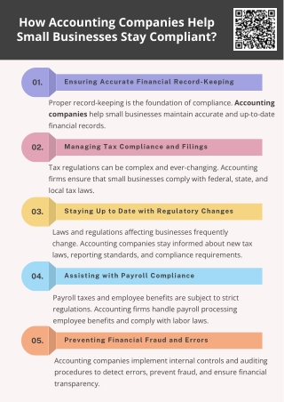 How Accounting Companies Help Small Businesses Stay Compliant?
