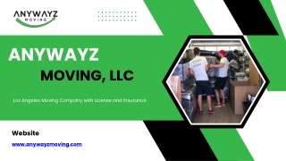 Los Angeles Moving Company with License and Insurance