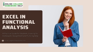 Functional Analysis Assignment Help | Understand Concepts and Solve Problems