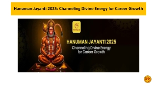 Hanuman Jayanti 2025 Channeling Divine Energy for Career Growth