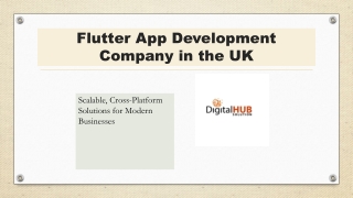 Top Flutter App Development Company in the UK – Expert Team
